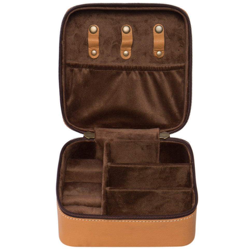 Cowhide jewellery box
