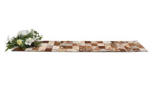 Cowhide table runner