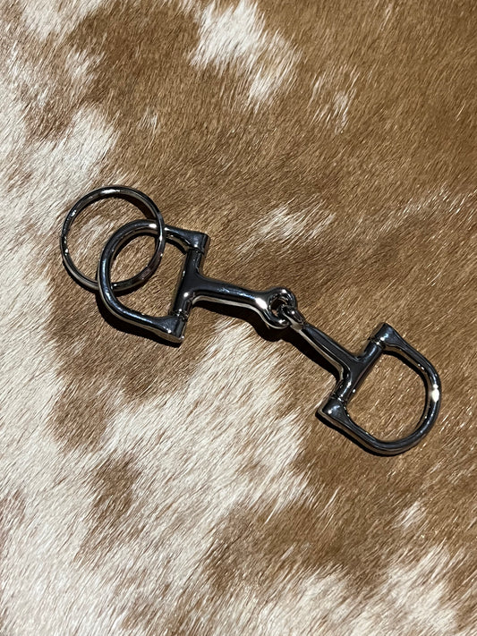 Horse bit key ring
